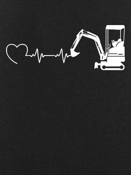 Bagger Heartbeat BaufahrzeugBagger