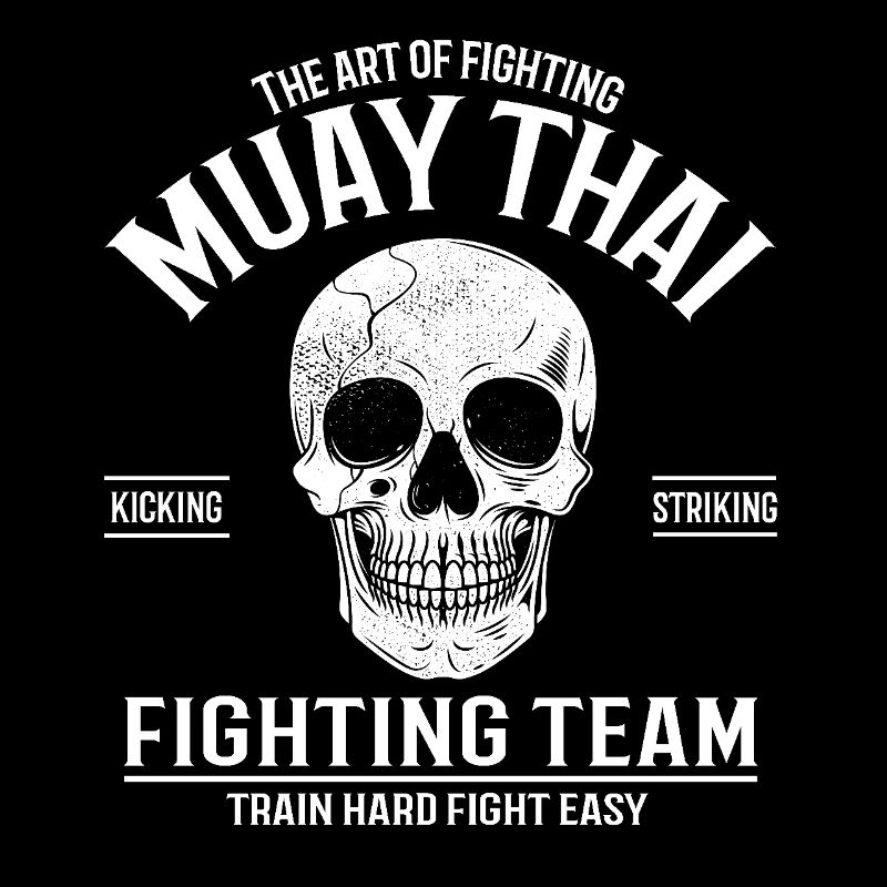 Muay Thai Schädel-Kampf-Team