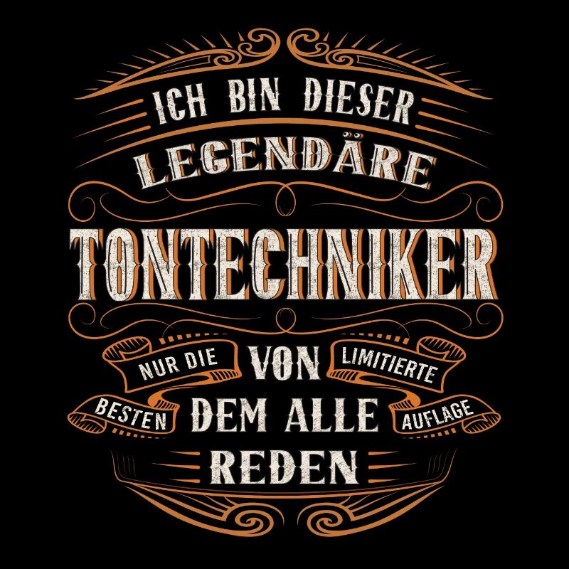 Tontechniker Ich bin dieser legendäre Tontechniker