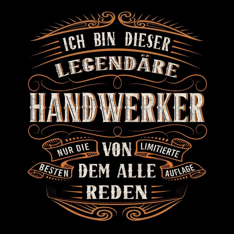 Handwerker Ich bin dieser legendäre Handwerker