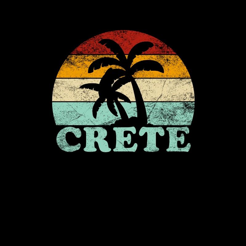 Crète Grèce Vacances Rétro Coucher de soleil Crète