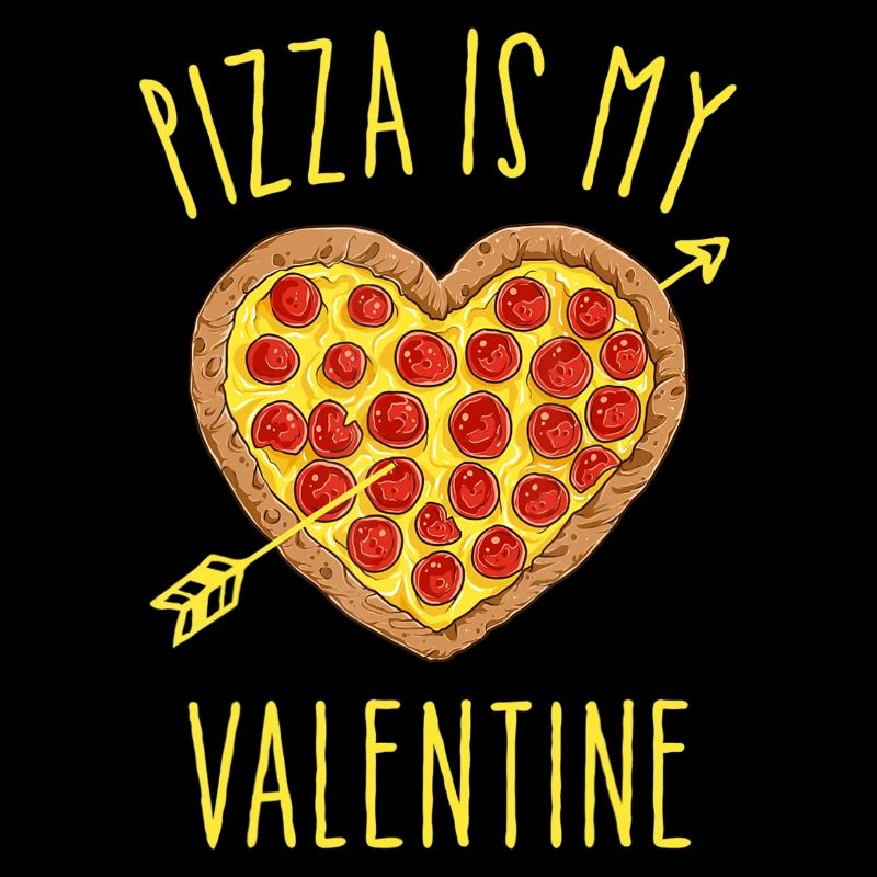 Valentinstag Pizza Herz