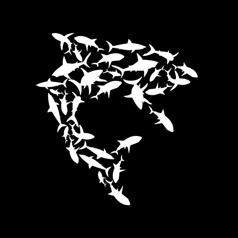 Essaim de requins Sauvez les requins