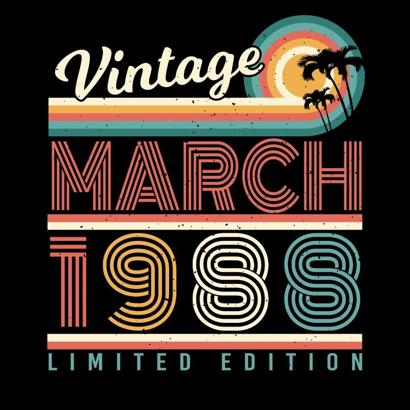Né en mars 1988 Retro