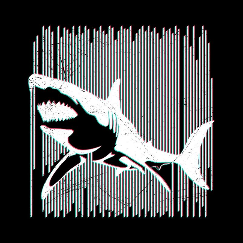 Hai weißer Hai Taucher Meeresbiologe