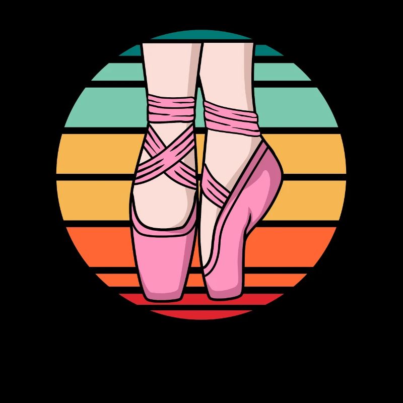Ballet pointe shoes