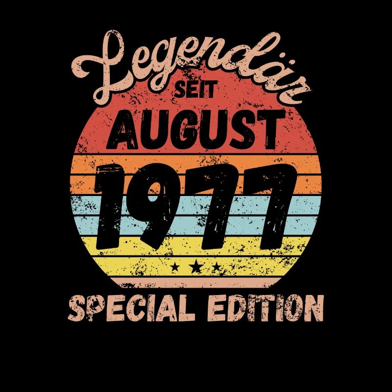 August 1977 - Geburtstag im August