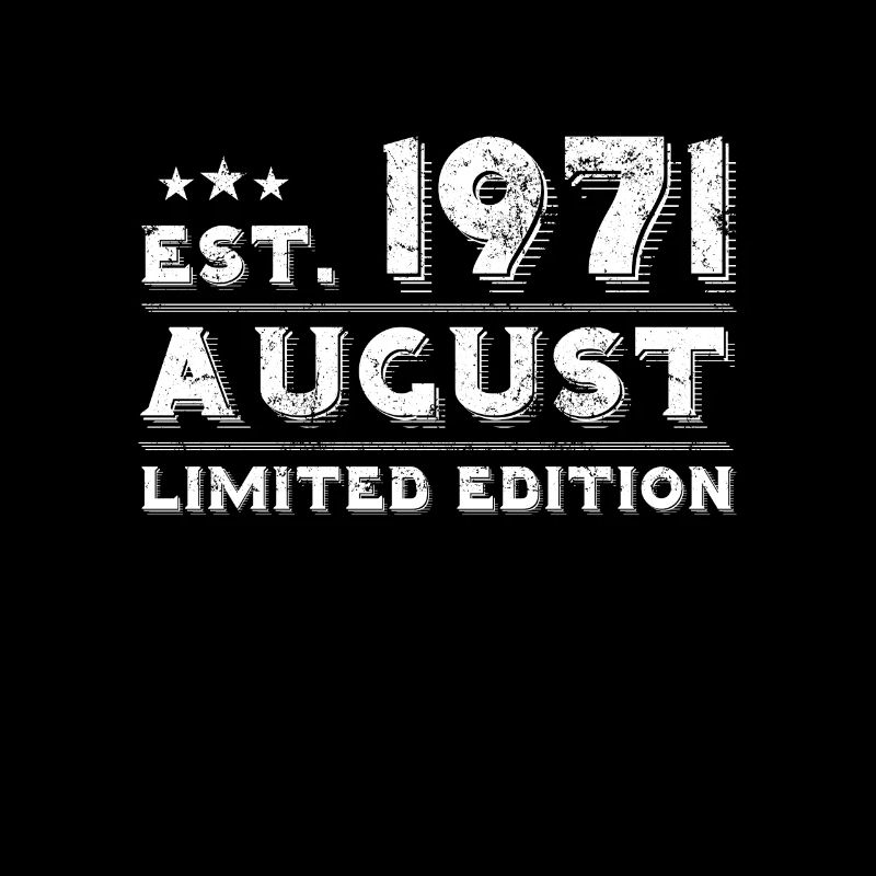 August 1971 - Geburtstag im August