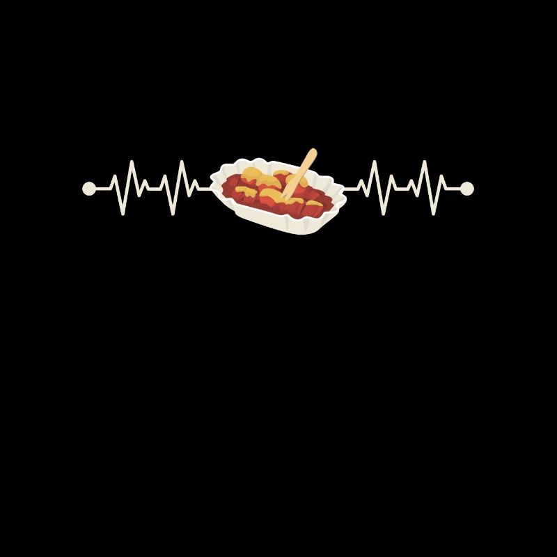 Currywurst Heartbeat aime le cadeau de restauration rapide