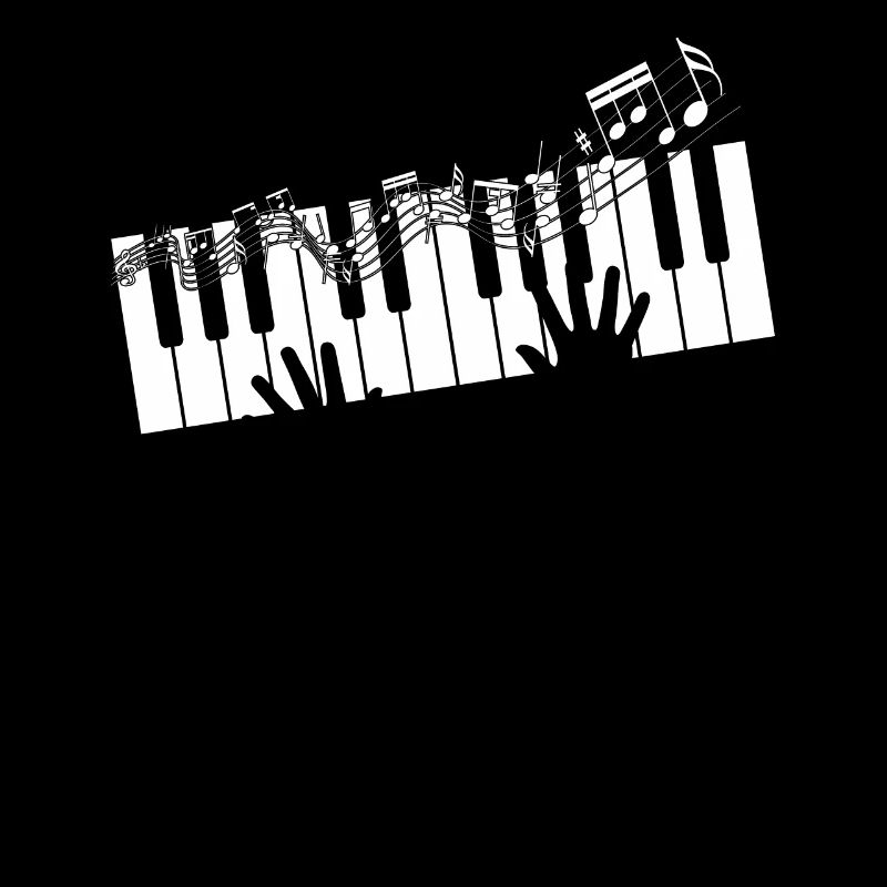 Note de musique Piano Clavier
