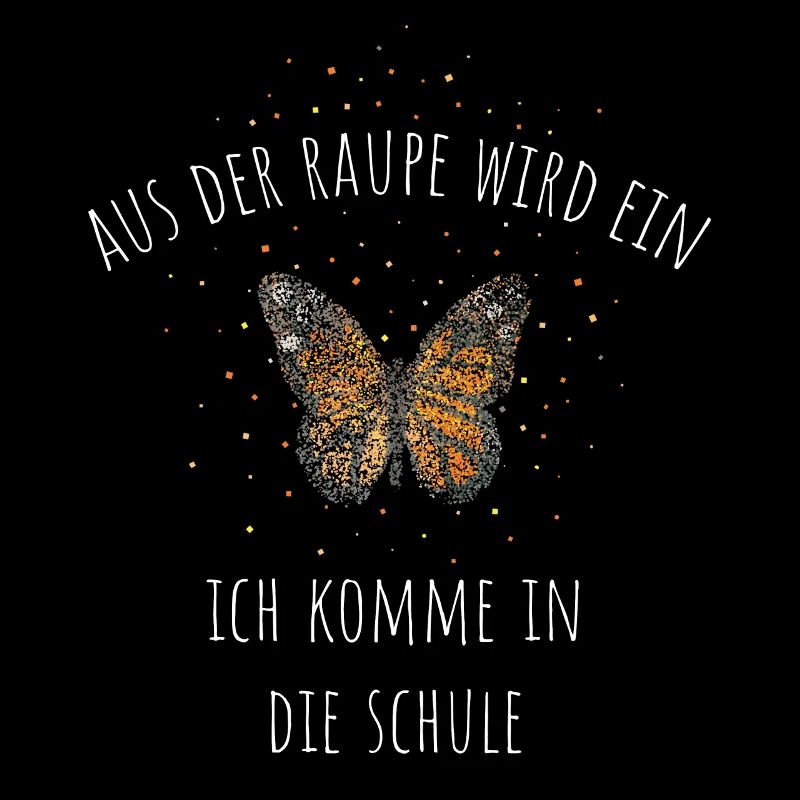 Einschulung Schulkind Schmetterlinge