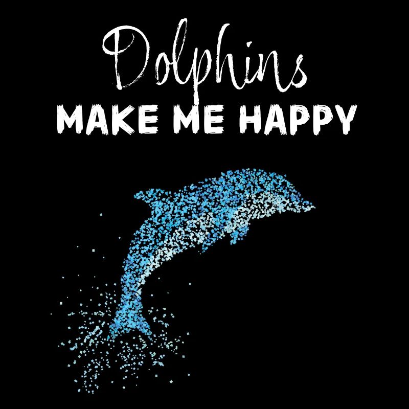 Dolphins Make Me Happy Dolphin Swimming