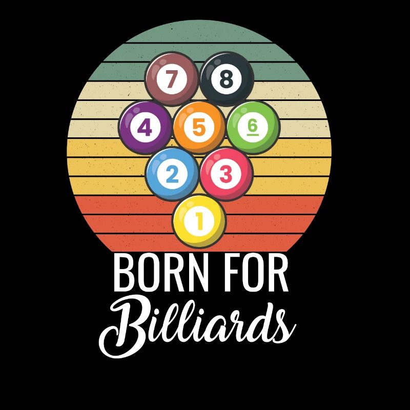 Né pour le billard Billard Billard Snooker