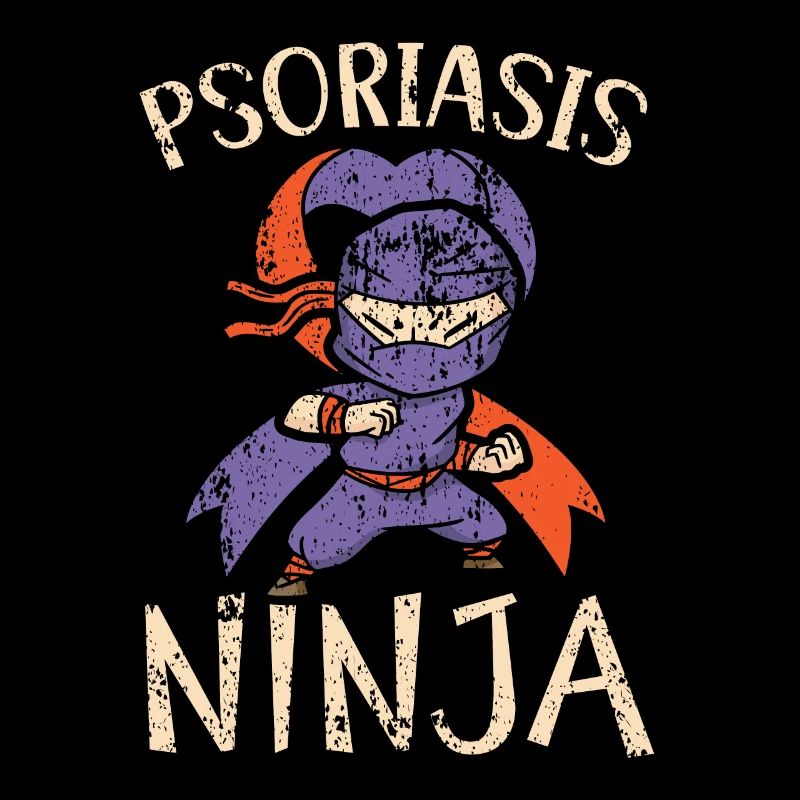 Psoriasis Ninja Hautkrankheit Psoriasis Bewusstsein