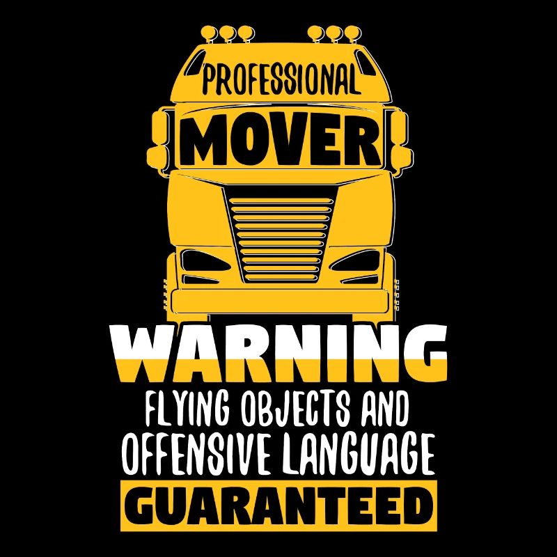 Professional Mover Trucker Warning