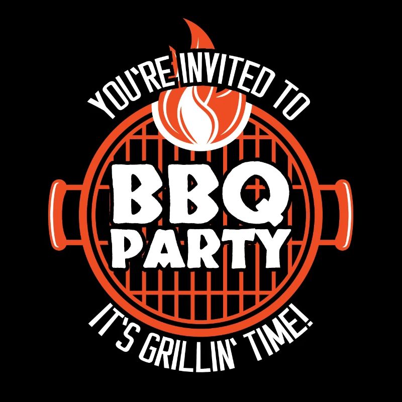 Invited To BBQ Party Grillin Time