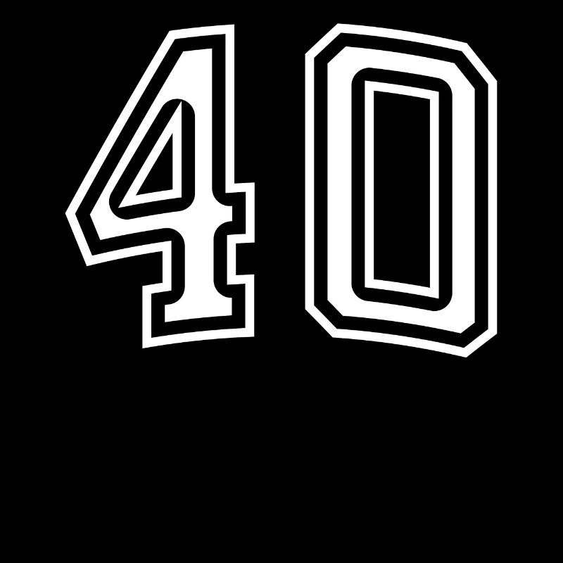 Numéro 40 Blanc
