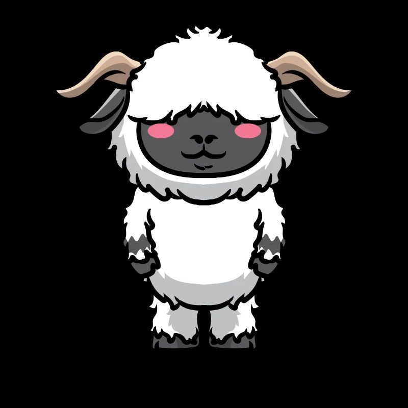 Valais black-nosed sheep sheep