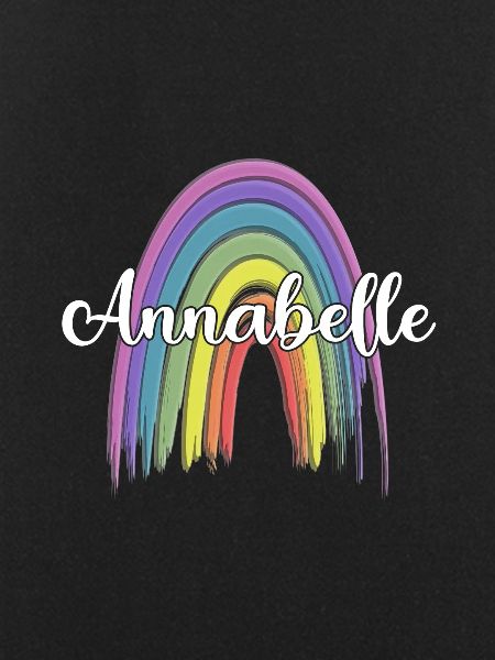 ANNABELLE Rainbow Cursive