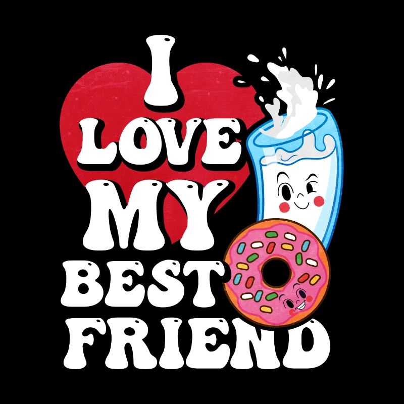 Milch-donut-geschenk