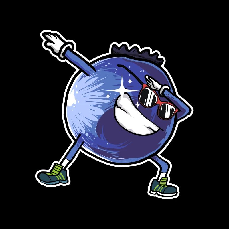 Dabbing Blueberry Fruit Dab Dancing Blueberries