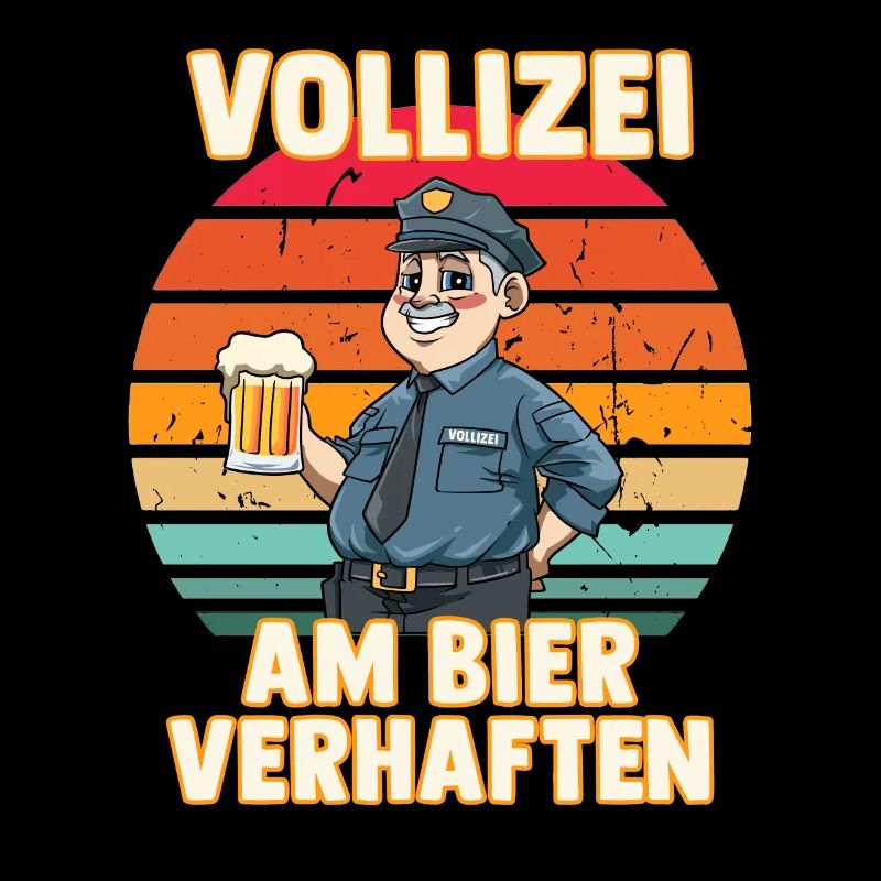 Vollizei Beamter Am Bier Verhaften - Biertrinker