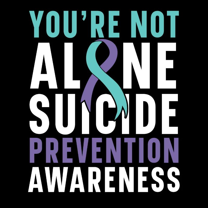Vous n’êtes pas seul sensibilisation à la prévention du suicide