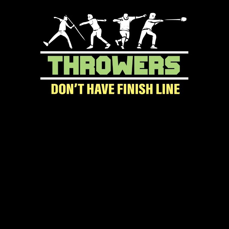 Lancer du poids I Athlétisme Discus Thrower Motif