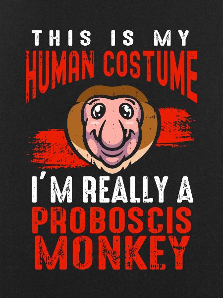 Proboscis-Affe Langnase