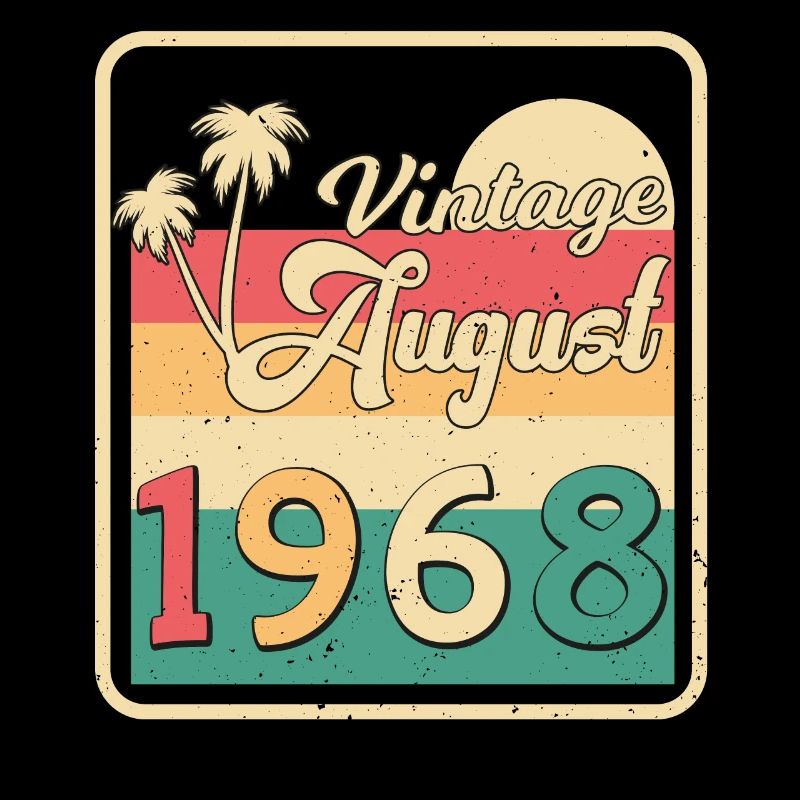 Mois de naissance en août 1968