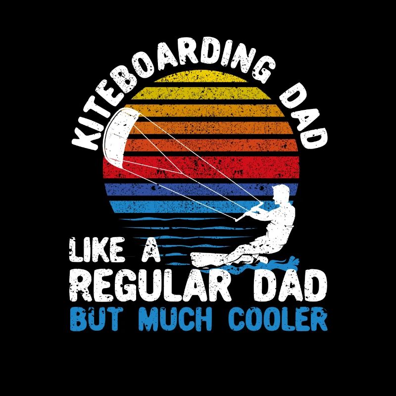 Fun Surfing Kite Surfer Father's Day Kiteboarding