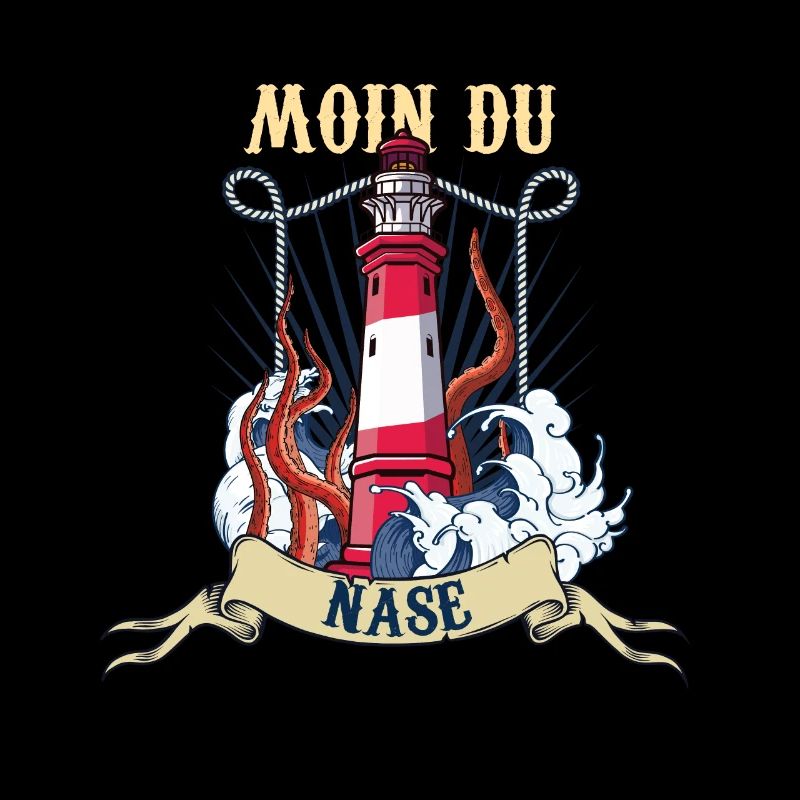 Phare Vagues Mer Moin du Nase