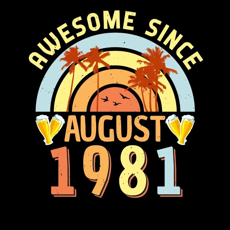 Salutations d’anniversaire pour août 1981