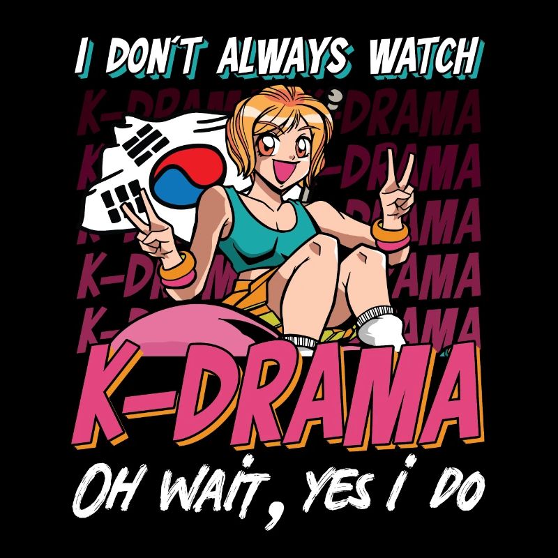 Design pop coréen pour un fan de mode K-Pop