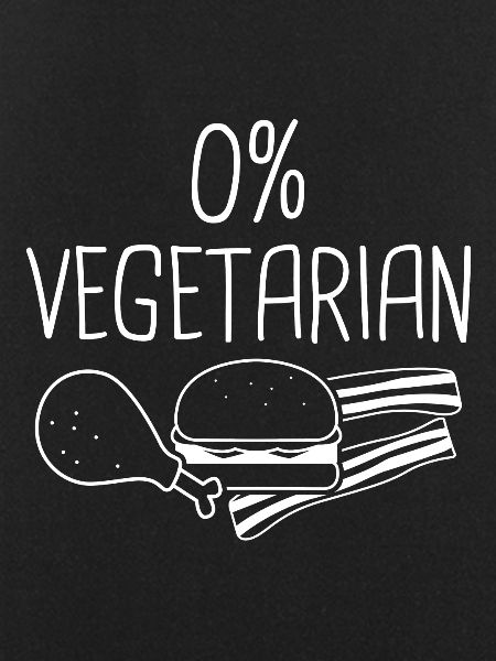 0% Vegetarian - Zero Percent Vegetarian