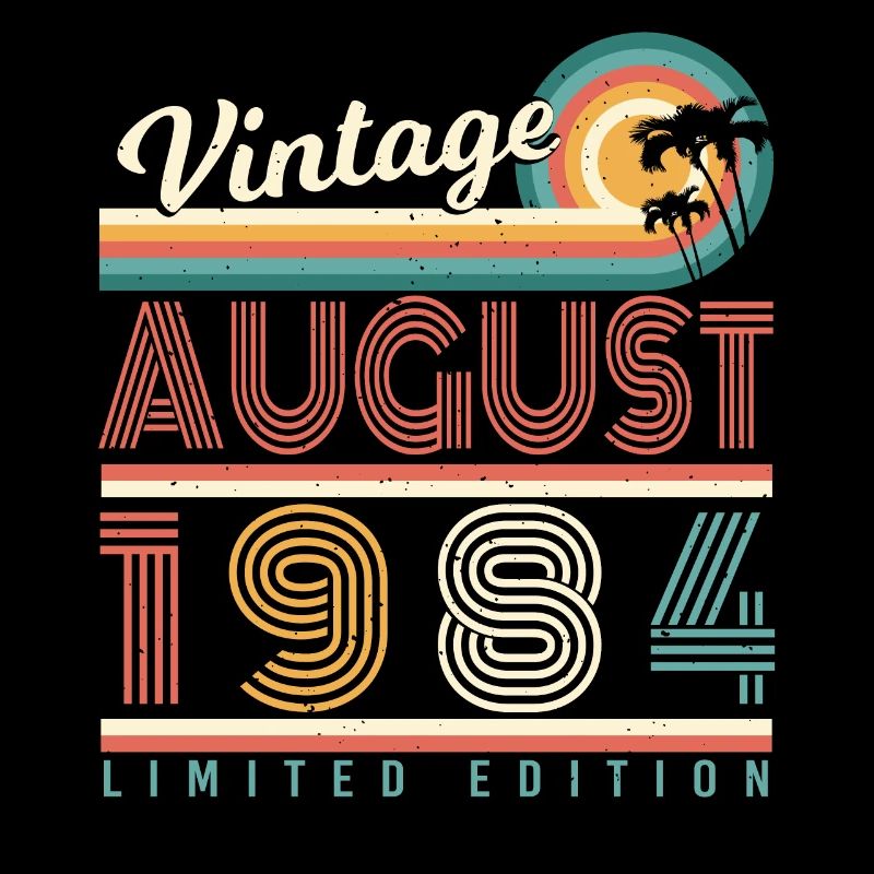 1984 In August gift idea