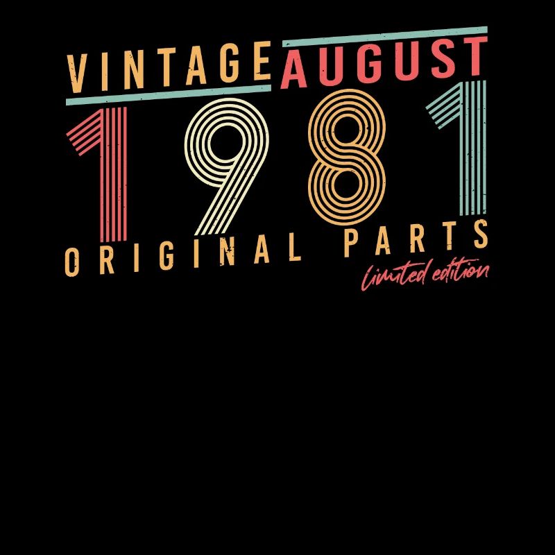 Salutations d’anniversaire pour août 1981