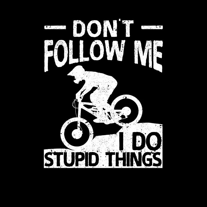 Aventures en VTT Ne me suivez pas