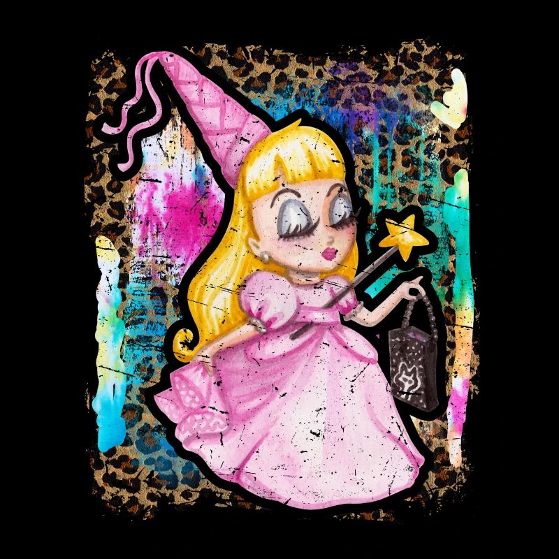 Halloween Sorcière Princesse Tie Dye
