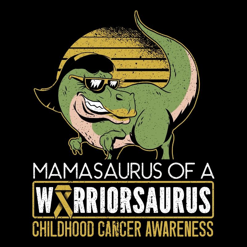 Mamasaurus d’un cancer de l’enfant Warriorsaurus