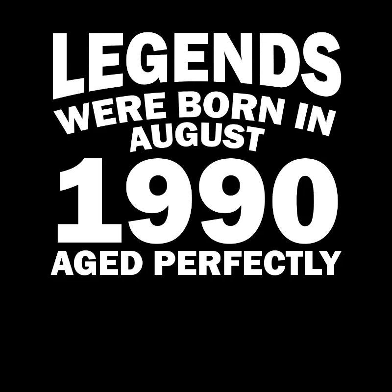 32nd birthday August born 1990 Gift idea