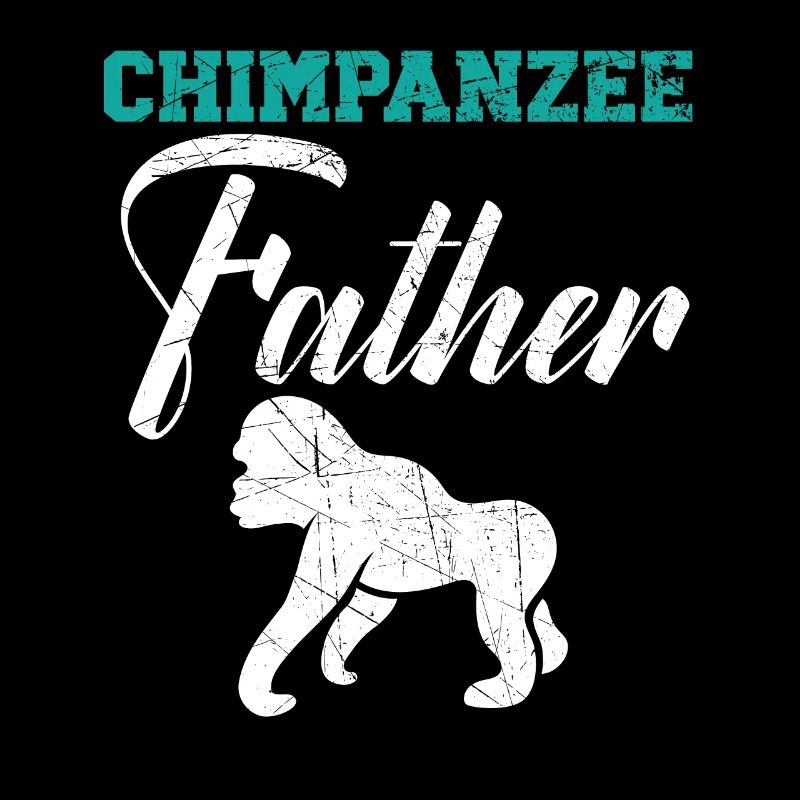 Schimpanse Vater Affe Tier Tierpfleger