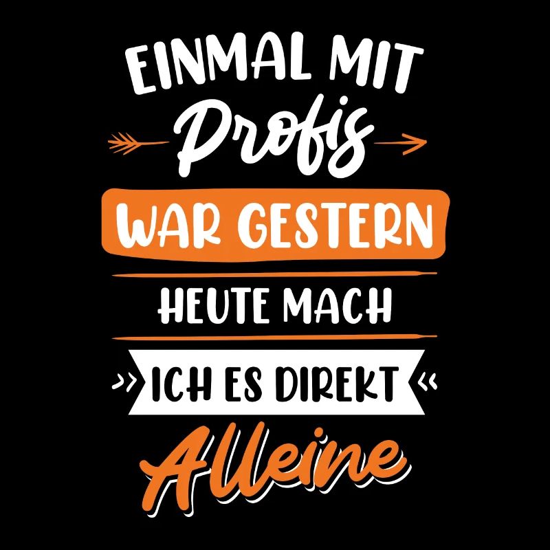 Einmal mit Profis war gestern
