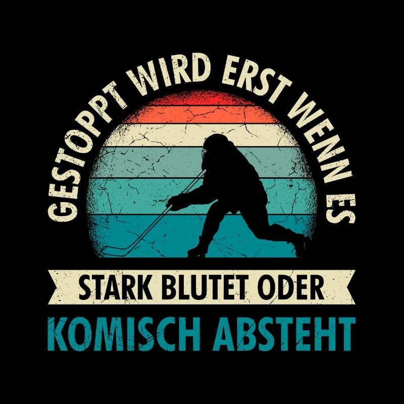 Eishockey gestoppt wird erst wenn es blutet