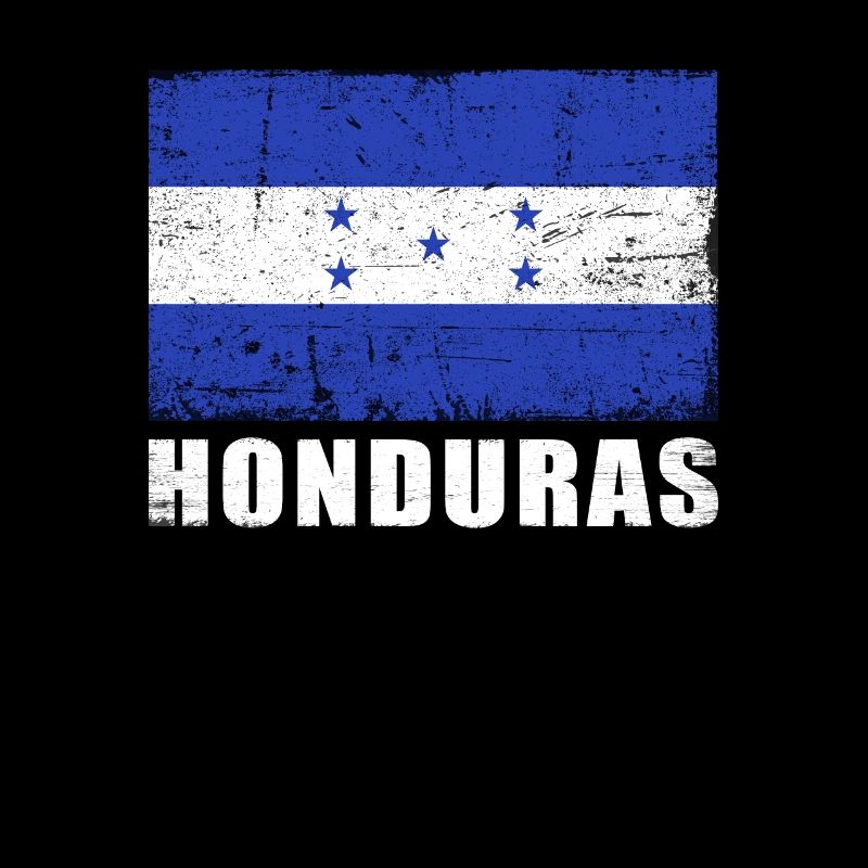 Drapeau du Honduras Grunge Drapeau du Honduras