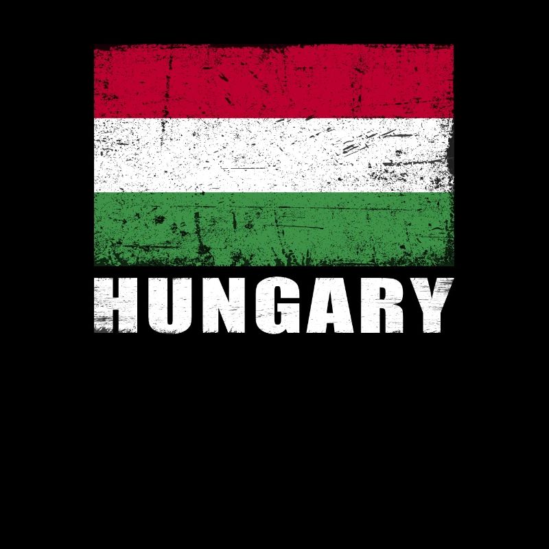 Hongrie Drapeau Grunge Hongrie Drapeau