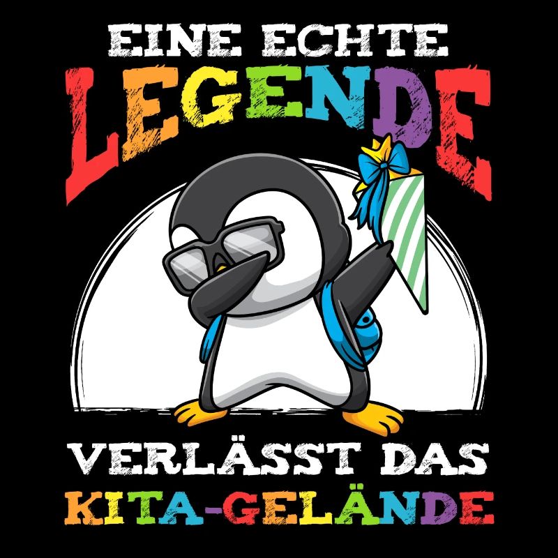 Schulkind Einschulung Pinguin