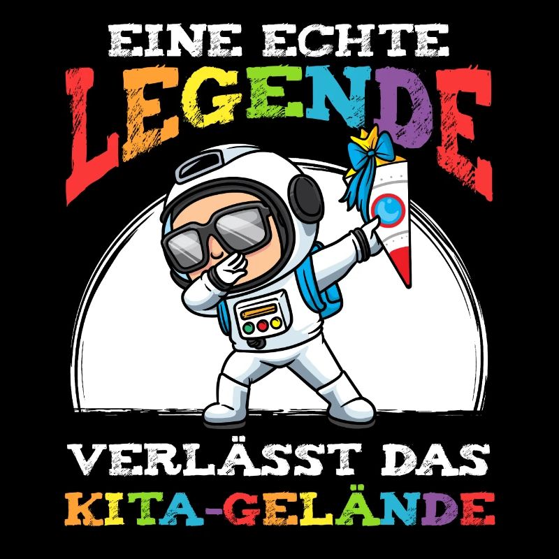 Schulkind Einschulung Astronaut