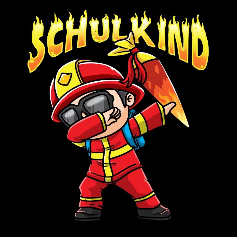 Schulkind Einschulung Feuerwehr