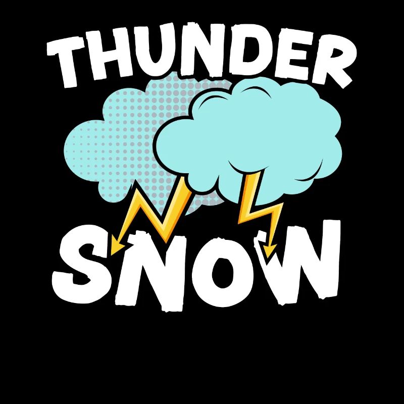 Thunder Snow Lover Ice Cold Saison hivernale enneigée